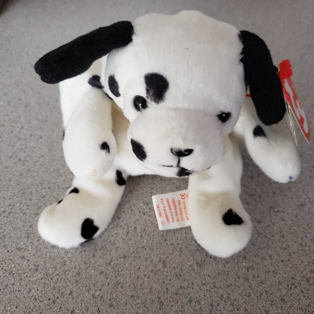 Ty Beanie Babies. Dotty the dalmatian. Style 4100 - Picture 2 of 9
